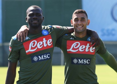 Napoli, verso l'Atalanta: Koulibaly e Ghoulam di nuovo in squadra