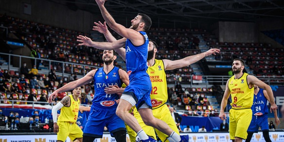 Italbasket, sconfitta indolore contro la Macedonia del Nord