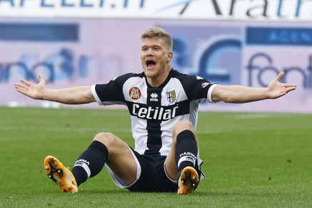 Parma, lesione di primo grado per Cornelius