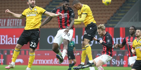 Milan-Udinese 1-1 tabellino: sintesi, statistiche e marcatori