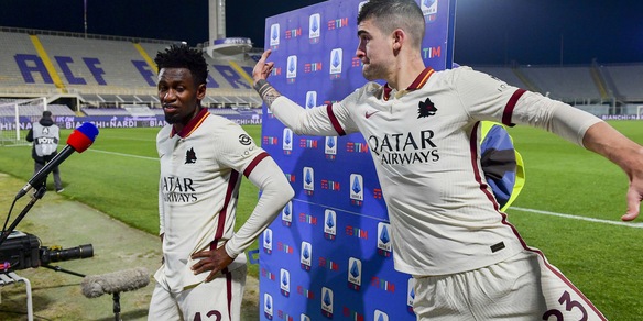 Roma, Mancini pazzo di gioia per il gol di Diawara: ecco la sua esultanza