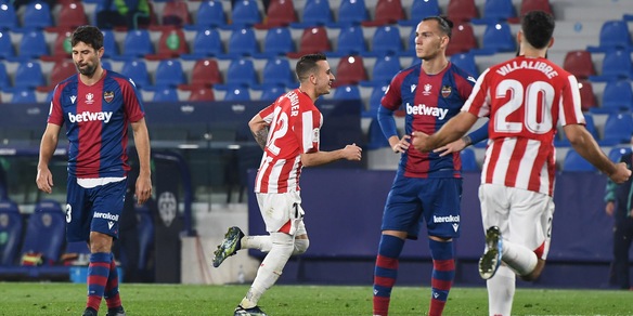 Coppa del Re, in finale l'Athletic Bilbao di Berenguer. Levante ko