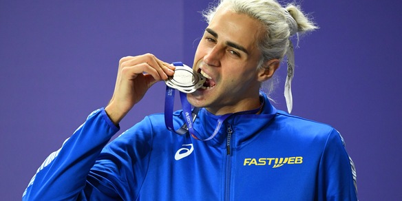 Tamberi, agli Europei è argento: Nedasekau gli soffia l'oro