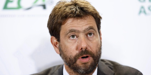 Agnelli parla all'Eca: "Il calcio è a un bivio". Poi cita Draghi