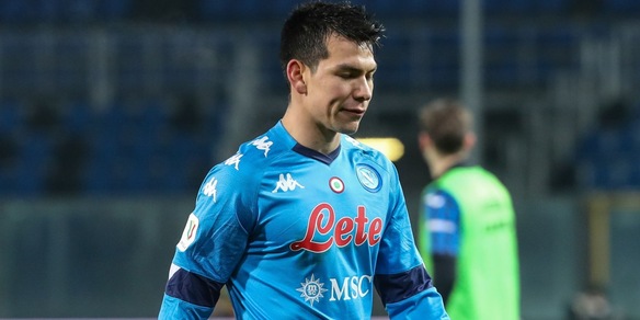 Napoli, Lozano ha lavorato in parte con il gruppo