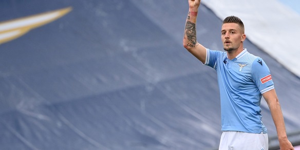 Milinkovic gol e il messaggio alla squadra sui social