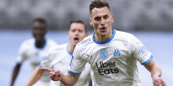 Ligue 1, Milik in gol. Il Marsiglia batte 3-1 il Brest