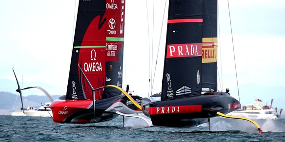 America's Cup, doppio ko di Luna Rossa: 5-3 New Zealand