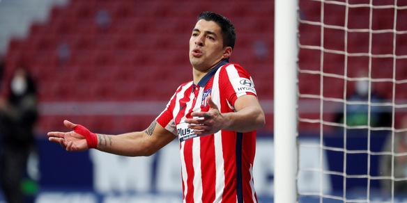 Atletico Madrid, che fatica: Suarez-gol, Oblak para un rigore