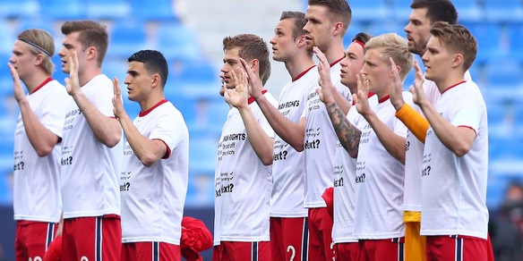 Qatar 2022, la protesta della Norvegia continua