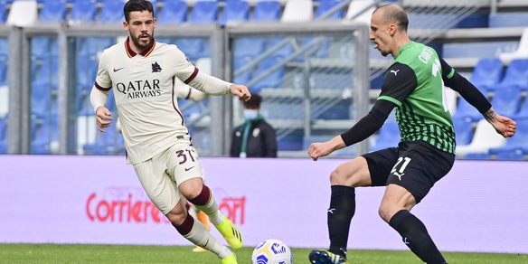 Sassuolo-Roma 2-2: tabellino, statistiche e marcatori
