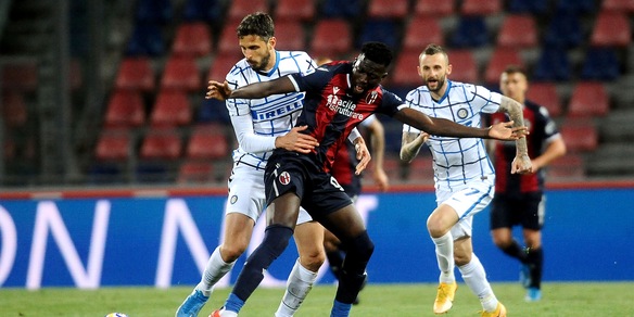 Bologna-Inter 0-1: tabellino, sintesi e statistiche