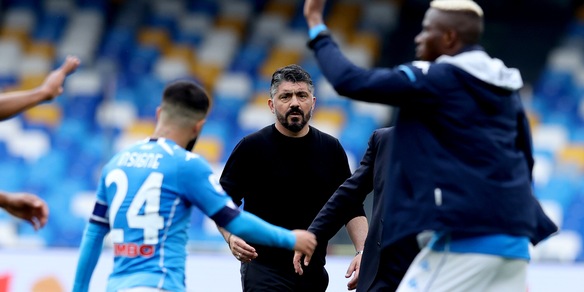 Branca: "Gattuso? Ha riportato il Napoli in lotta Champions"