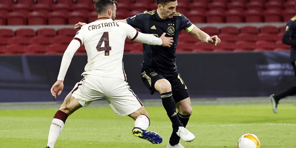 Ajax-Roma 1-2 tabellino: statistiche e marcatori