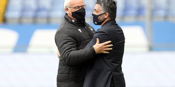 Sampdoria, Ranieri: "Ho fatto i complimenti a Gattuso"