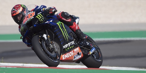 MotoGp Portogallo: Quartararo guida le FP3, brutta caduta per Martin