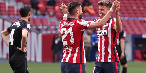 Atletico, manita all'Eibar. Vola il Siviglia: 2-1 alla R.Sociedad