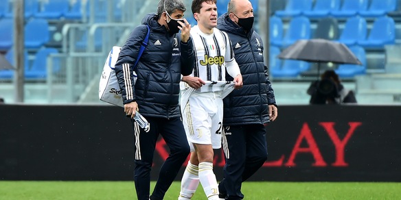 Juve, il bollettino su Chiesa: elongazione alla coscia