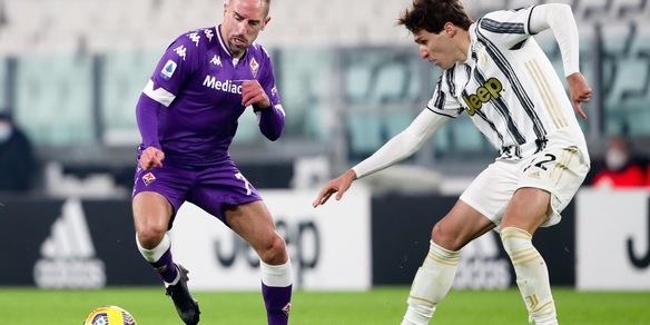 Fiorentina, Ribery portafortuna: se vede Juve non perde