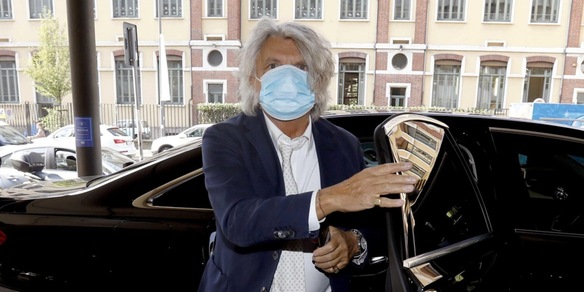 Ferrero in autoisolamento dopo la positività di De Laurentiis