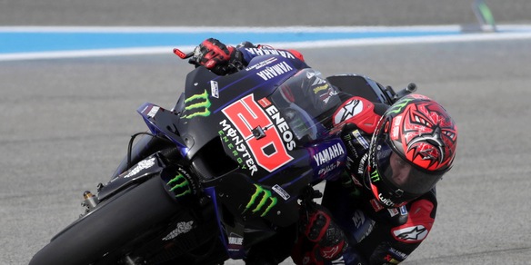 MotoGp Spagna: pole di Quartararo, indietro Marquez e Rossi