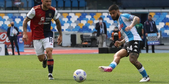 Napoli-Cagliari 1-1: tabellino, statistiche e marcatori