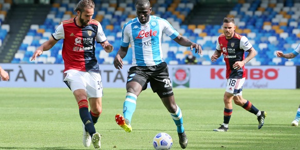 Napoli, si ferma Koulibaly: distrazione muscolare