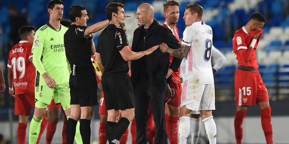 Il Var e il Siviglia frenano la rincorsa del Real Madrid