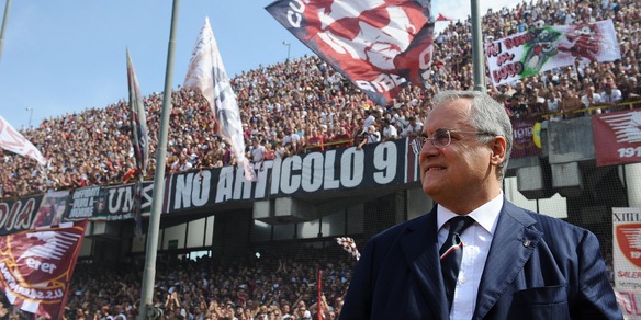 Salernitana, fa festa Lotito: “Ho mantenuto gli impegni”