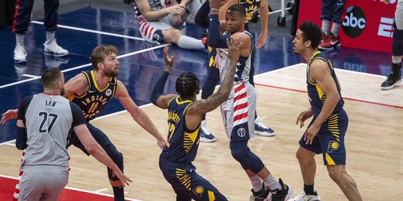 Nba, Washington vola ai playoff: Indiana Pacers ko 142-115