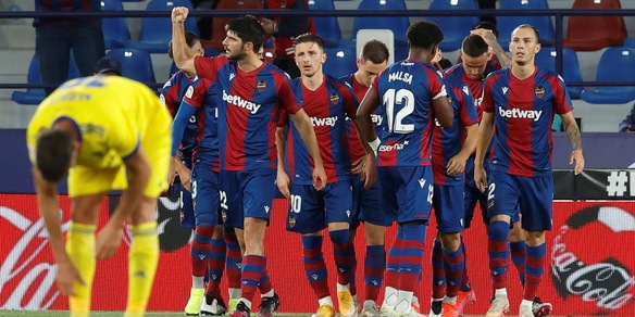 Liga, Levante e Cadice chiudono con un pari show