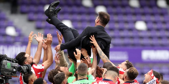 Suarez regala il trionfo a Simeone: l'Atletico Madrid conquista la Liga