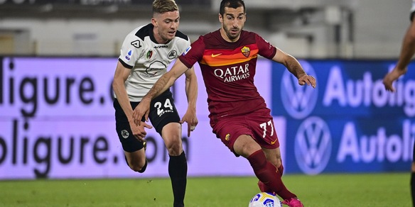 Spezia-Roma 2-2: Mkhitaryan all'85' regala la Conference League