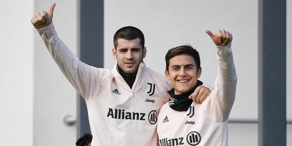 Juve, Morata e Dybala: attacco in bilico