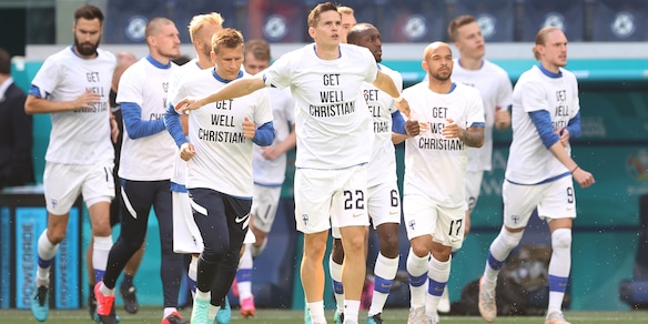 Europei, forza Eriksen! La bella dedica della Finlandia