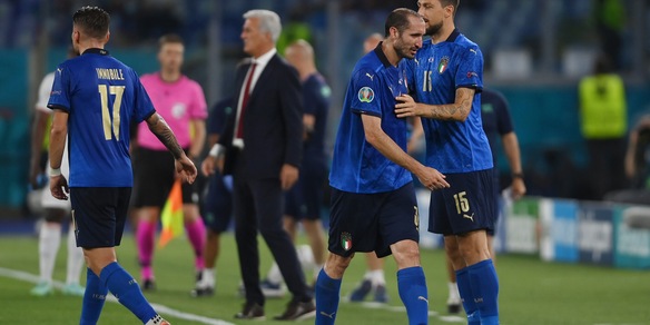 Italia-Svizzera, Chiellini esce per infortunio: problema muscolare