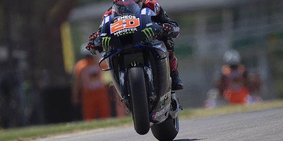 MotoGp, Quartararo: "Ho fatto un buon giro, ma non mi sto sentendo bene"