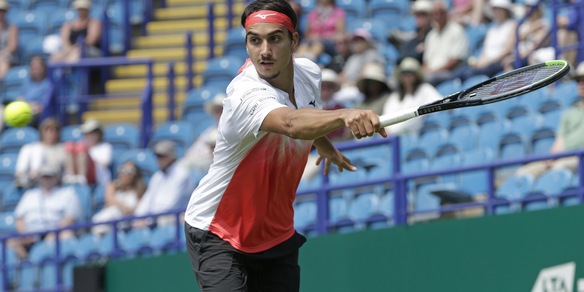 Eastbourne, Sonego ko in finale. Trionfa De Minaur