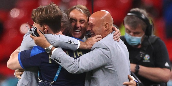 Mancini: "L'Italia ha meritato, vittorie così possono far bene"