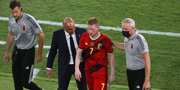 Infortunio per De Bruyne: salta Belgio-Italia? Anche Hazard ko