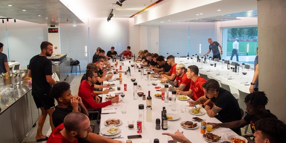 La Roma fa gruppo: ecco la cena di squadra a Trigoria