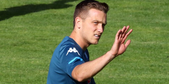 Napoli subito al lavoro per la Roma: Zielinski in gruppo