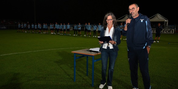 Lazio, che festa ad Auronzo. Sarri: "Mi sento a casa"