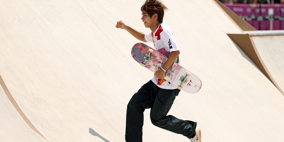 Olimpiadi, il primo oro nello skateboard va al giapponese Horigome