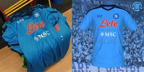 La nuova maglia del Napoli firmata Armani: l'indiscrezione social