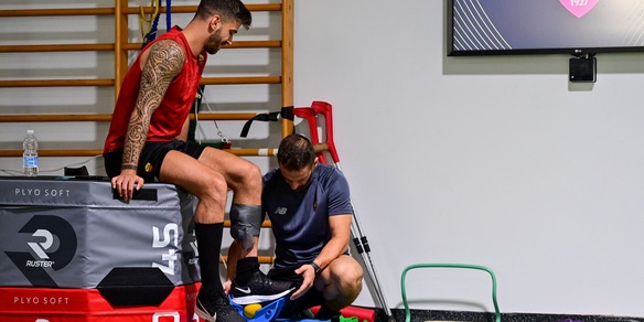 Roma, Spinazzola "vede" il rientro: via il tutore