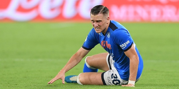 Napoli, per Zielinski forte trauma contusivo al quadricipite