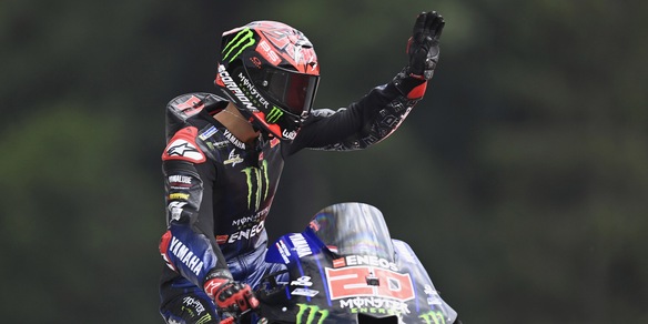 MotoGp, Gp Gran Bretagna: vince Quartararo, sul podio anche Rins e Aleix Espargaro