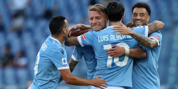 Lazio-Spezia 6-1: tripletta di Immobile, gol e tre assist per Luis Alberto
