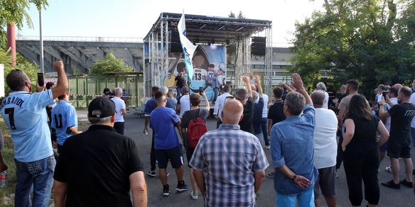 Lazio, sit-in dei tifosi per avere lo Stadio Flaminio